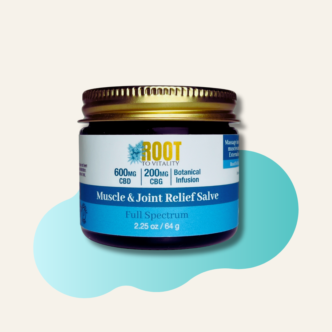 Muscle & Joint Relief Salve - CBD | CBG | Botanical Infusion