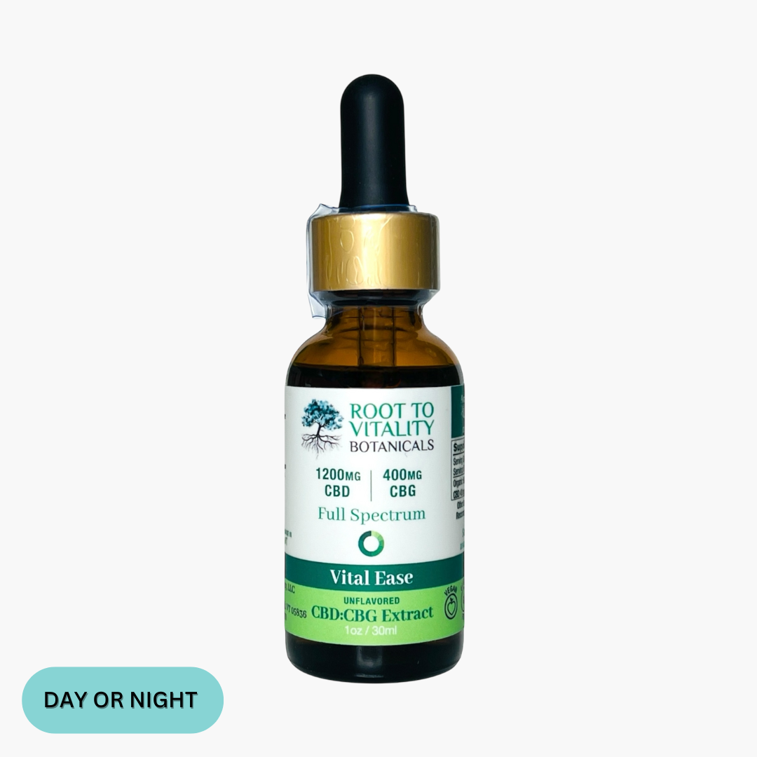 1200MG CBD | 400MG CBG Unflavored Tincture