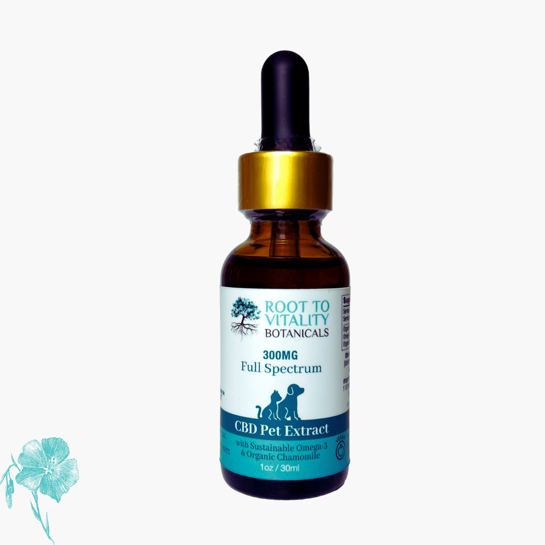 300MG Full Spectrum CBD Pet Extract with Sustainable Omega 3