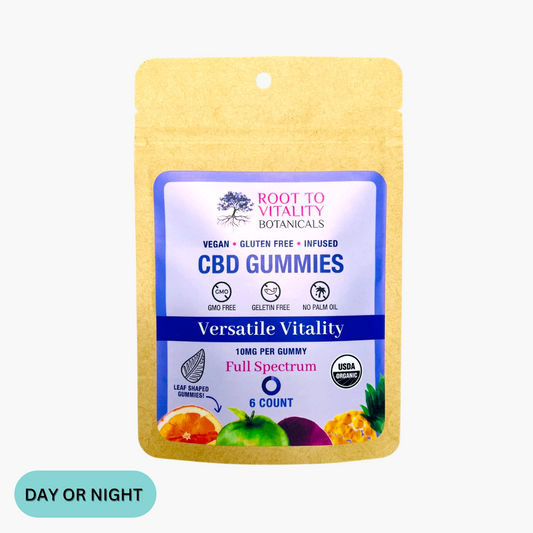 USDA Certified Organic, Vegan, Infused, Full Spectrum, Vermont Made 10MG CBD Gummies. 