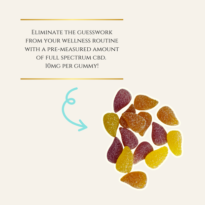 USDA Certified Organic, Vegan, Full Spectrum, Vermont Made 10MG CBD Gummies