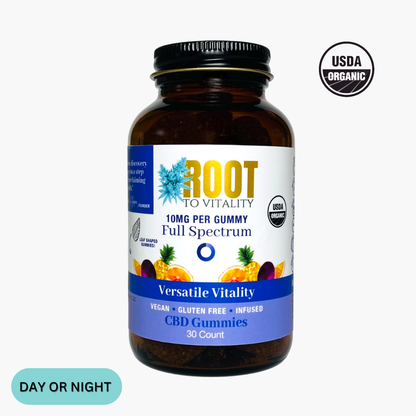 USDA Certified Organic, Vegan, Full Spectrum 10MG CBD Gummies