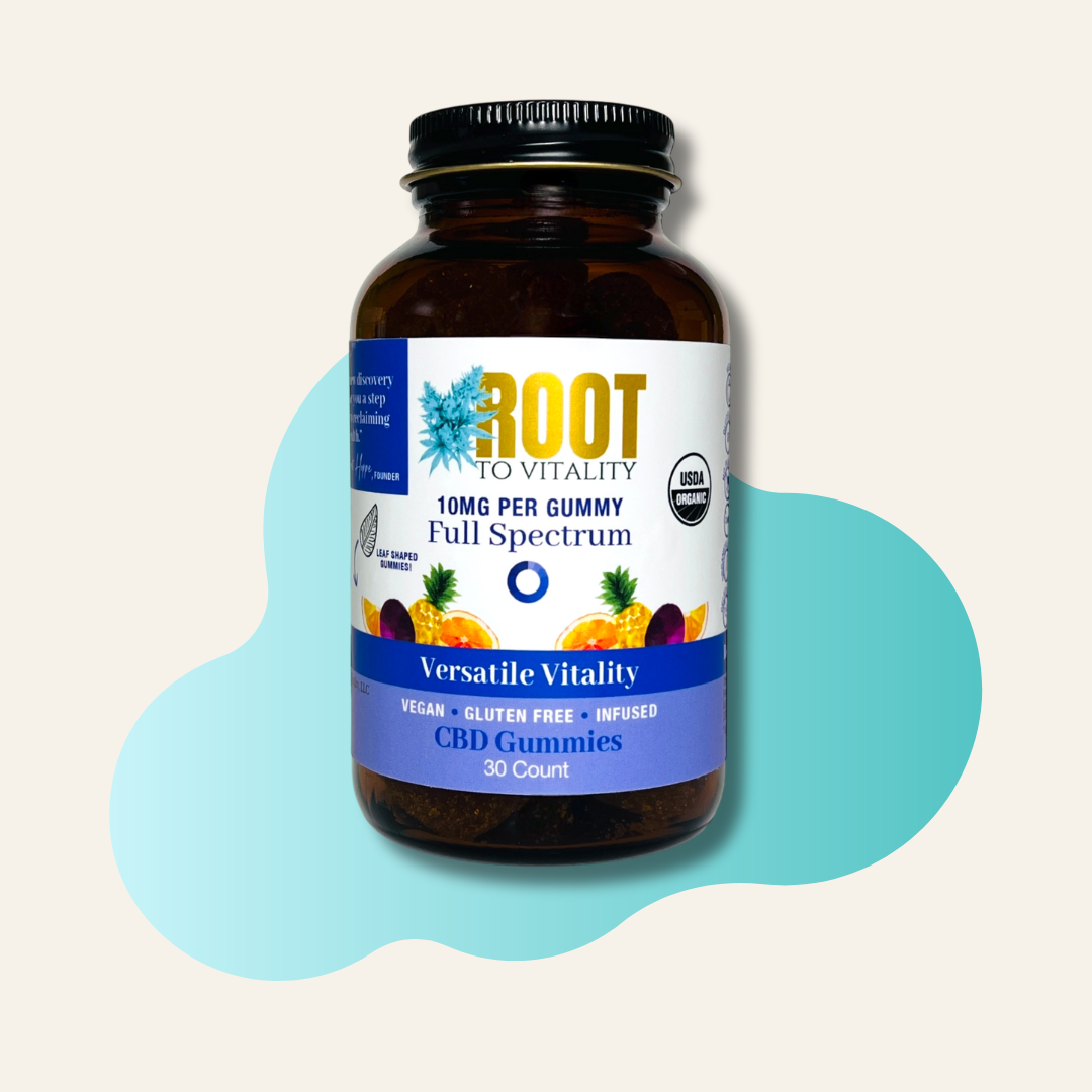 USDA Certified Organic, Vegan, Full Spectrum 10MG CBD Gummies