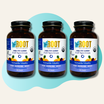 USDA Certified Organic, Vegan, Full Spectrum, Vermont Made 10MG CBD Gummies