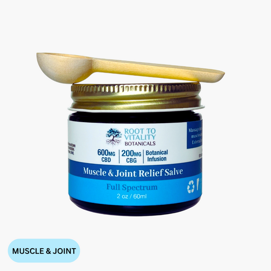 Muscle & Joint Relief Salve - CBD | CBG | Botanical Infusion 