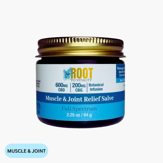 Muscle & Joint Relief Salve - CBD | CBG | Botanical Infusion 