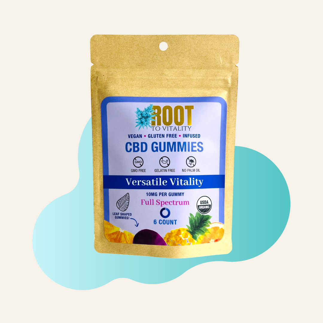 USDA Certified Organic, Vegan, Infused, Full Spectrum, Vermont Made 10MG CBD Gummies. 