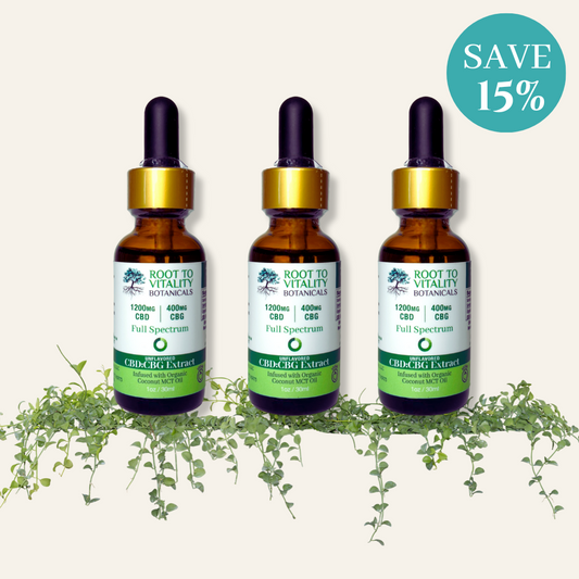 1200MG CBD | 400MG CBG Tincture - Bundle Pack