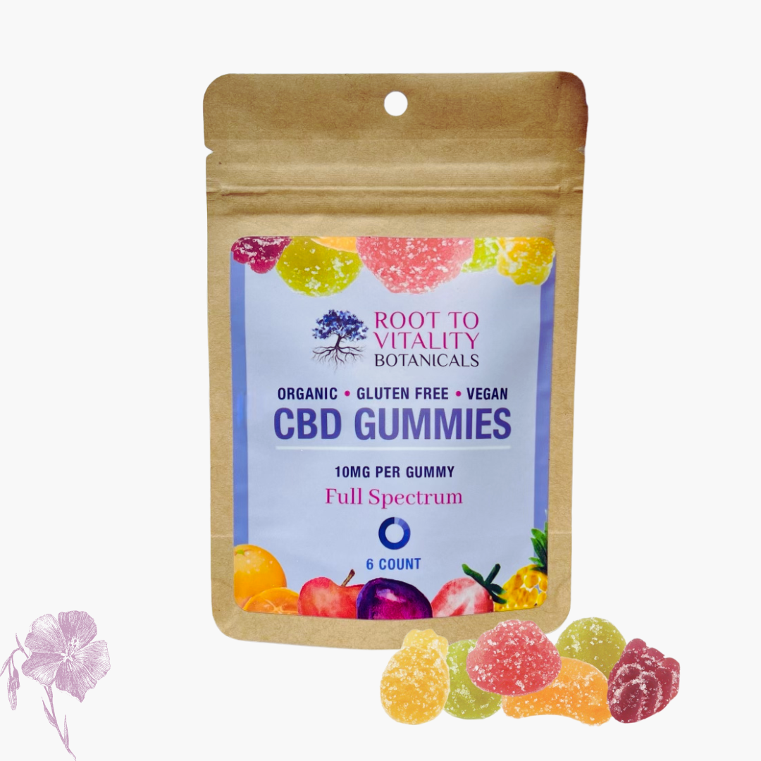 Full Spectrum Organic & Vegan 10MG CBD Gummies - Small Pack